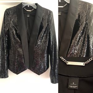 White House Black Market sequin jacket